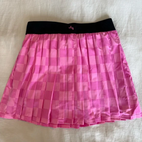 JoyLab Pink Checkered Mini Skirt - Picture 2 of 4